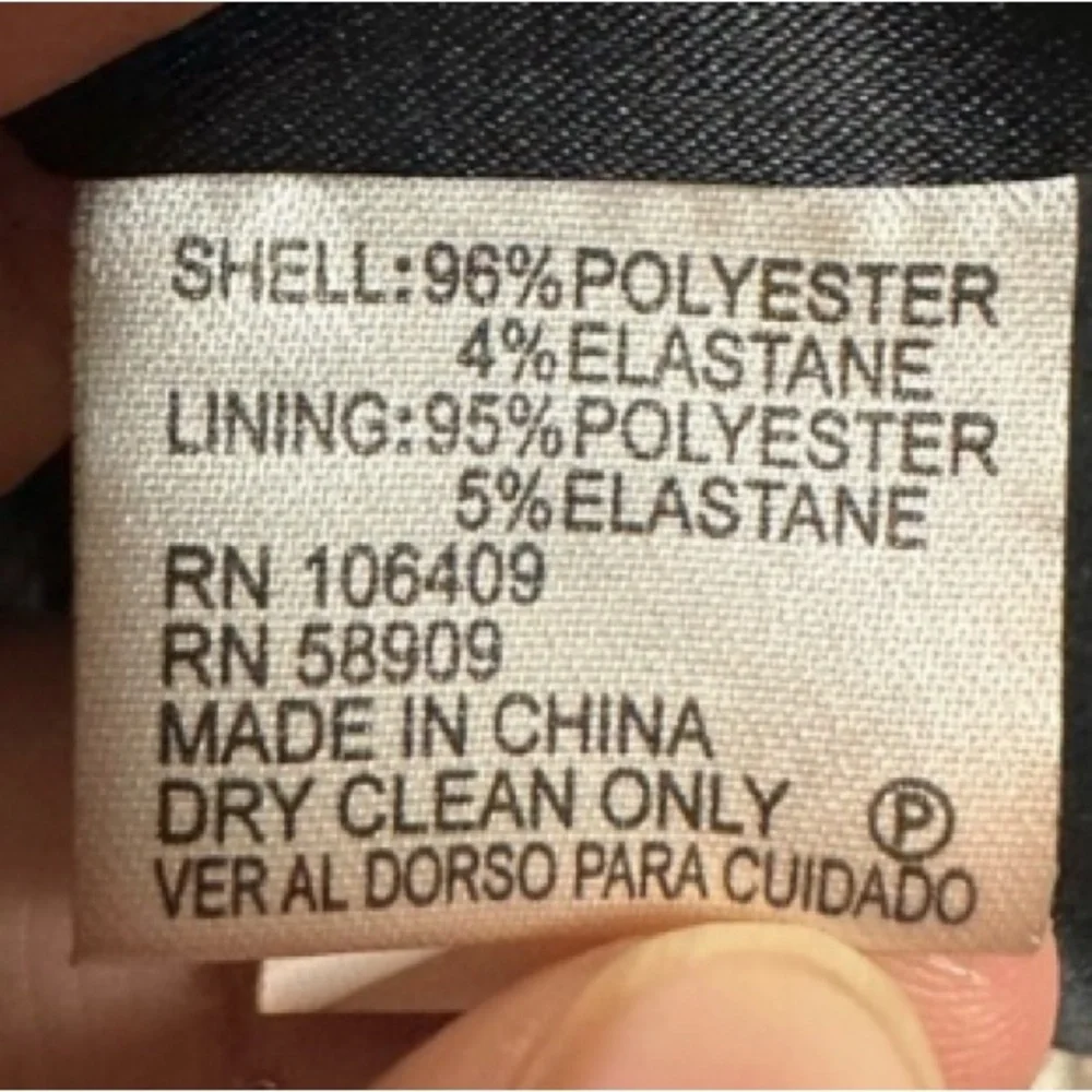 ANTONIO MELANI Satin Floral Skirt with Black Lace Size 14 - Picture 5 of 5